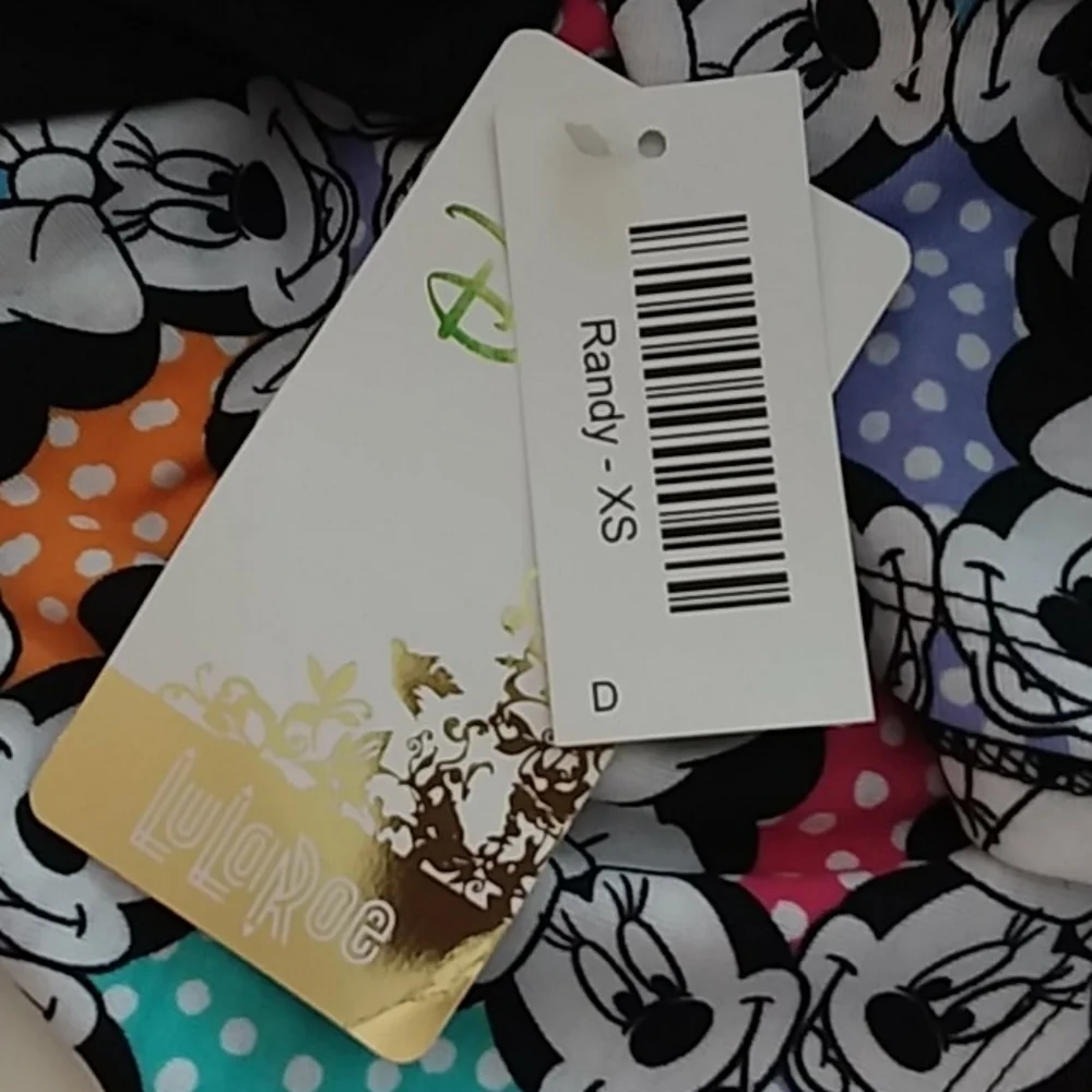 Lularoe Disney Minnie Mouse extra small Randy - Picture 3 of 8